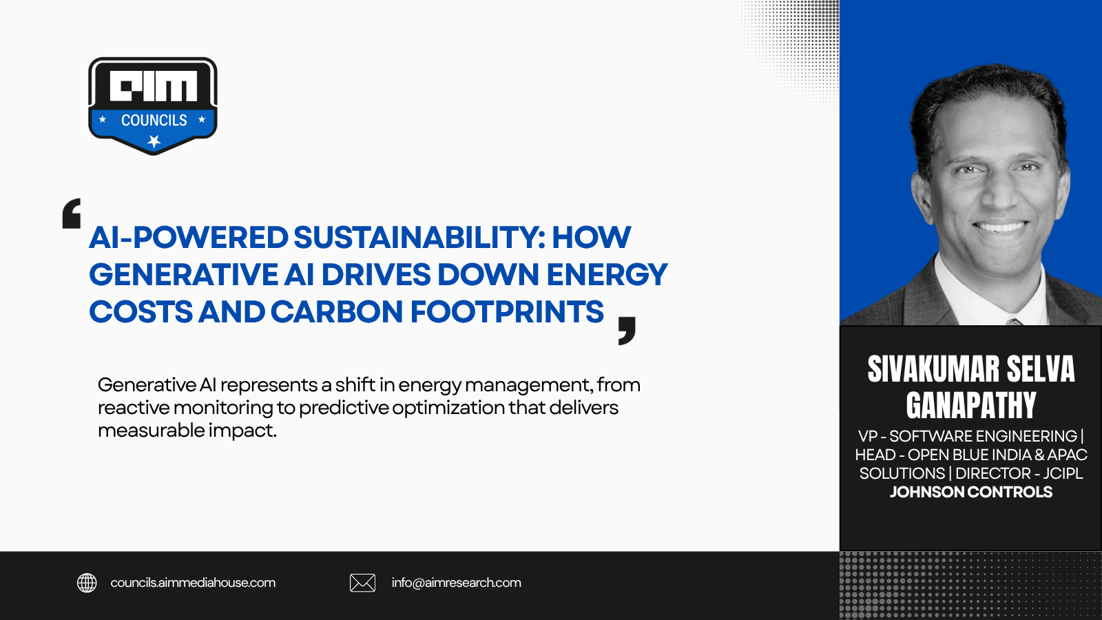 AI-Powered Sustainability: How Generative AI Drives Down Energy Costs and Carbon Footprints