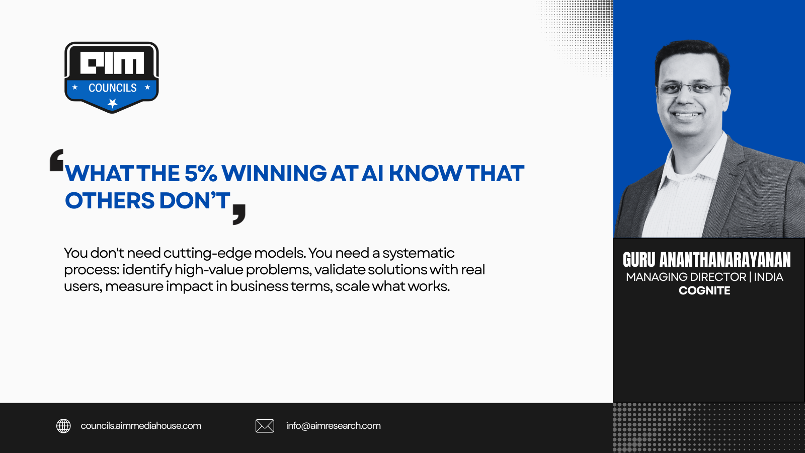 What the 5% Winning at AI Know That Others Don’t