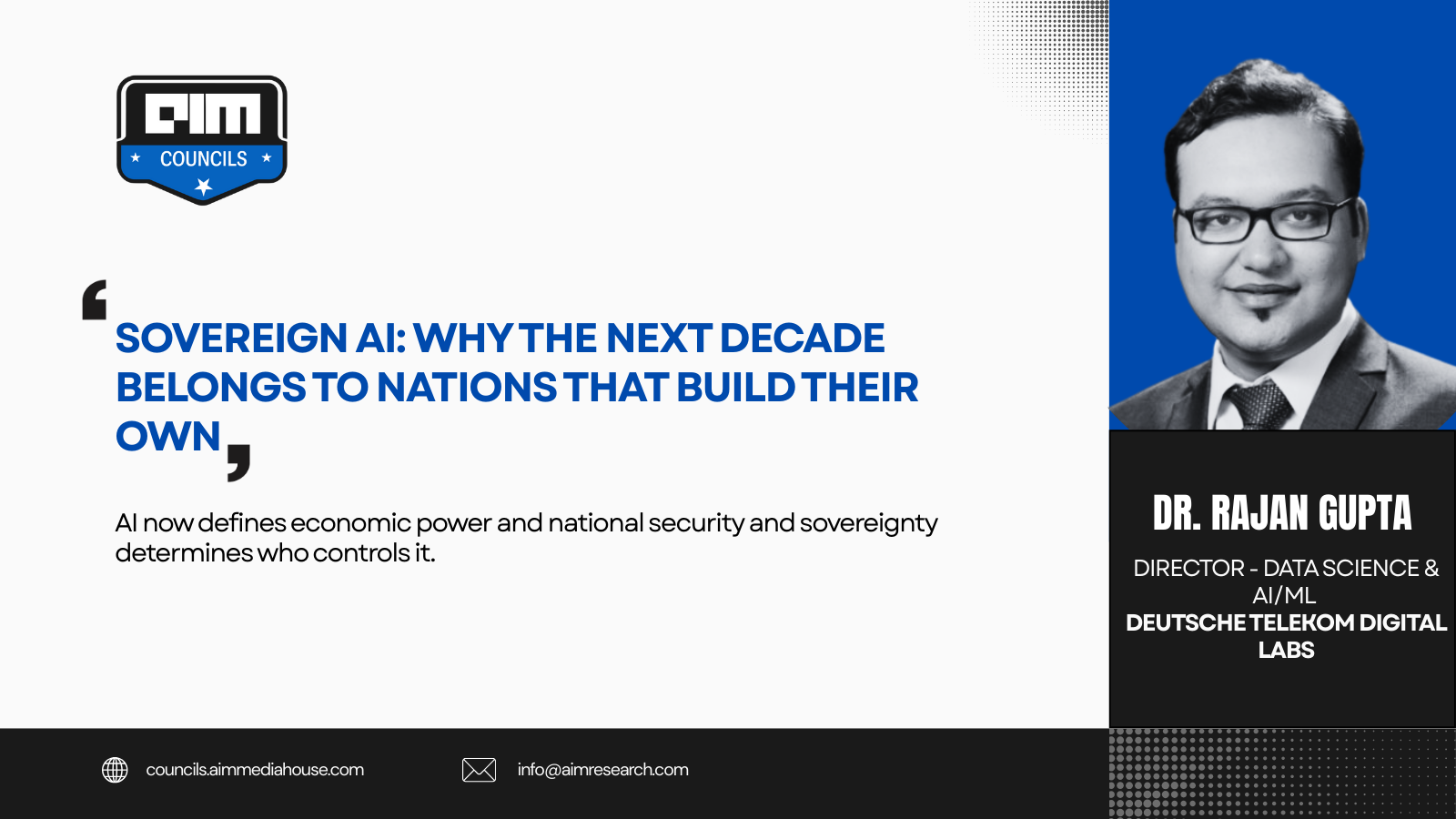 Sovereign AI: Why the Next Decade Belongs to Nations That Build Their Own
