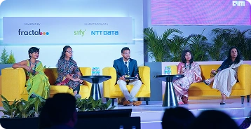 Panel discussion at event